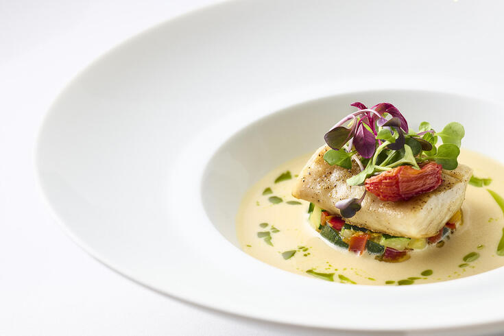 MENU DE SAISON - Fish
Roasted sea bass