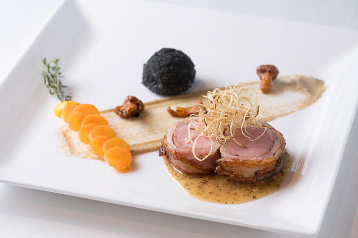 MENU DE SAISON - Meat
Fillet of Hitatchi no Kagayaki pork