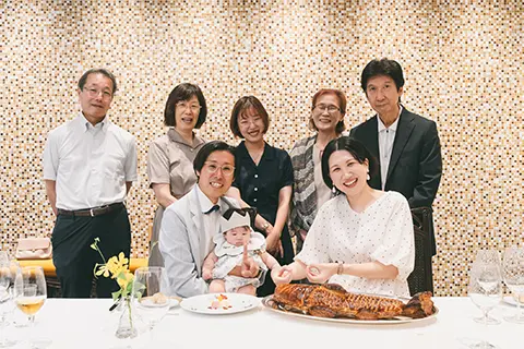 イメージ画像:ご家族・三世代のお祝い